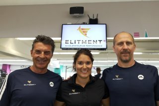 Au sein de son entreprise Elitment, Patrick Flaction (à gauche) s'est entouré d'anciens sportifs professionnels.